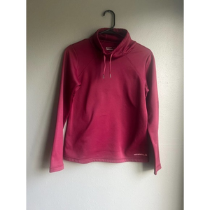 Merrel Mock Neck Maroon‎ Sweatshirt Womens Small